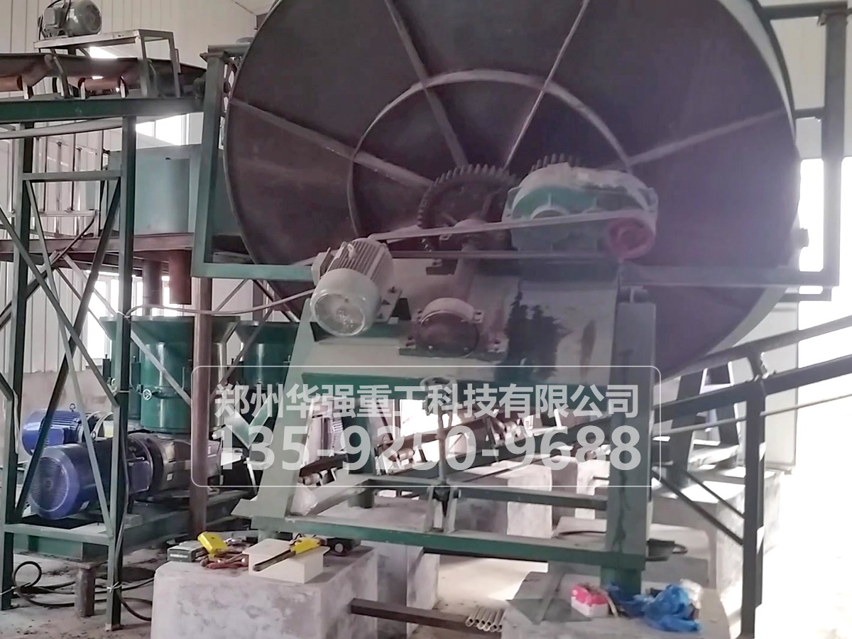 圓盤造粒機安裝與調試